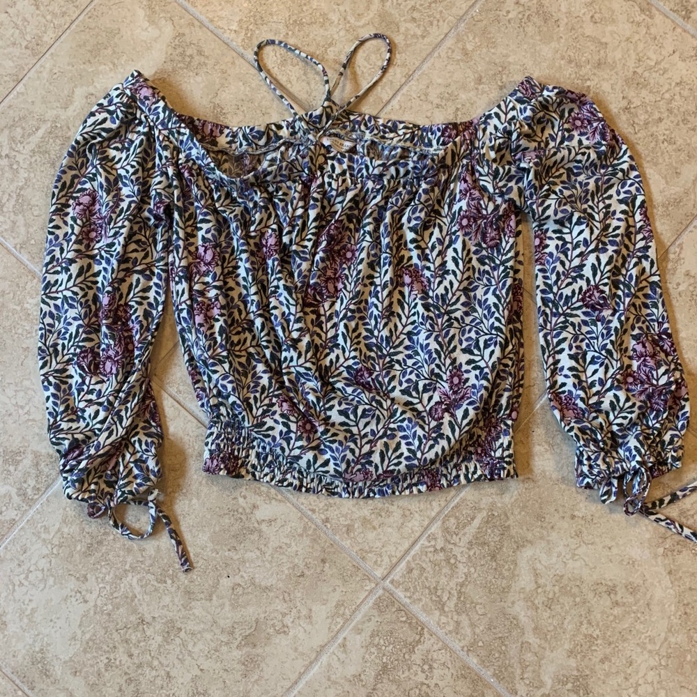 Lucky Brand Top Off The Shoulder